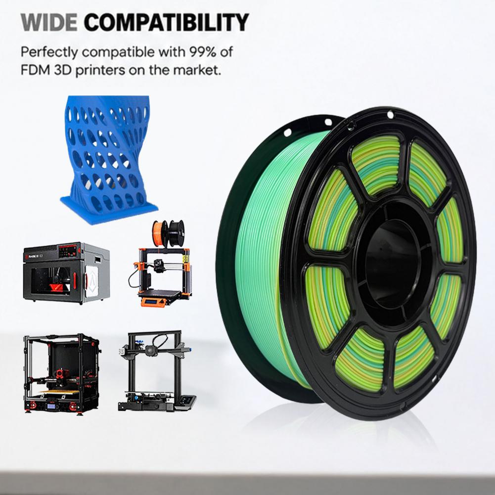 3D Printing Filament - 1.75mm Pla Filament Rainbow Gradient Pla