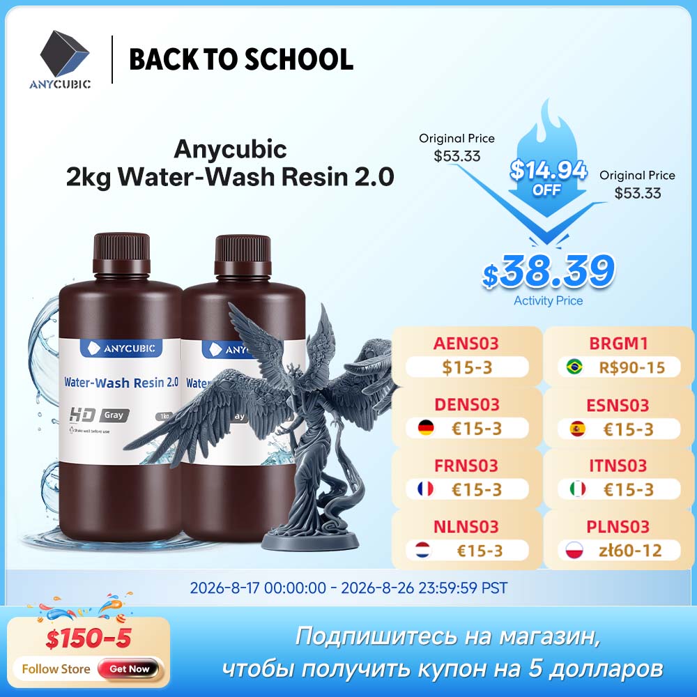 Glue For 3D Printing - ANYCUBIC Nước-Rửa Nhựa Cho Màn Hình