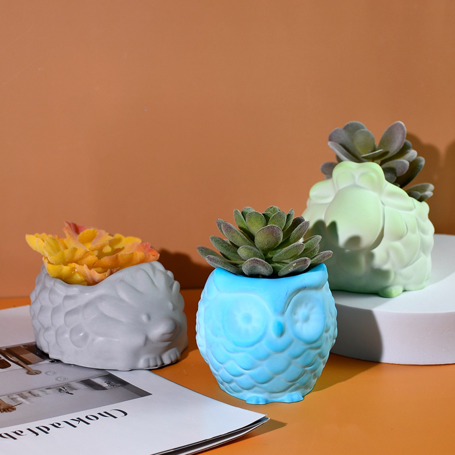 3D Animal Flower Pot Silicone  - đánh giá và giá 3D Printing Epoxy Resin