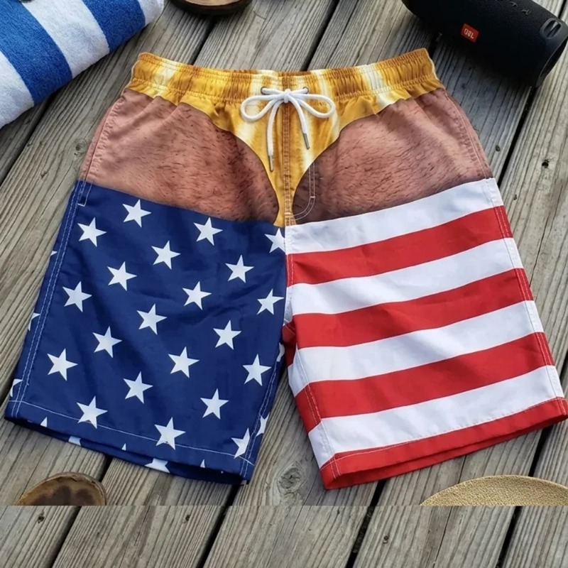 Fun Beach Party Swim Trunks Fo - đánh giá và giá 3D Printing Viral