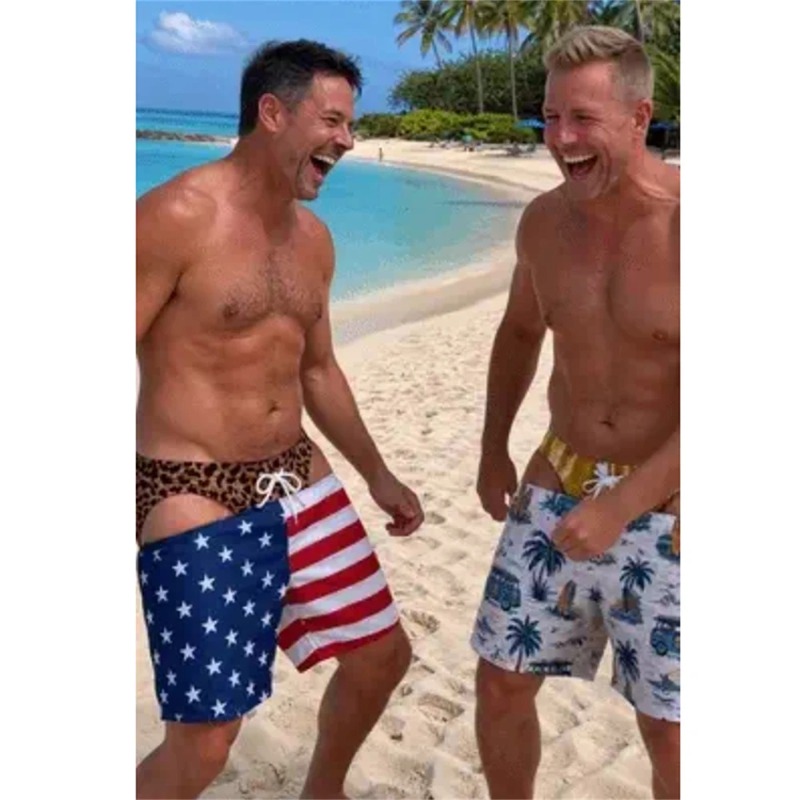 Fun Beach Party Swim Trunks Fo - đánh giá và giá 3D Printing Viral