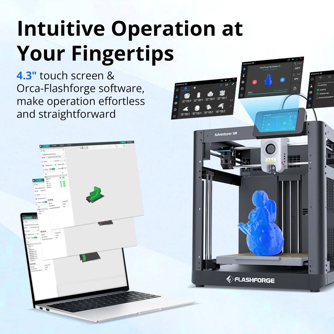 Flashforge Adventurer 5M FDM 3 - đánh giá và giá 3D Printing File Stl