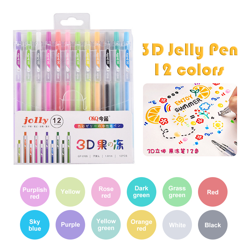 3D Ba Chiều Jelly Màu Bút Bút  - đánh giá và giá 3D Printing Epoxy Resin