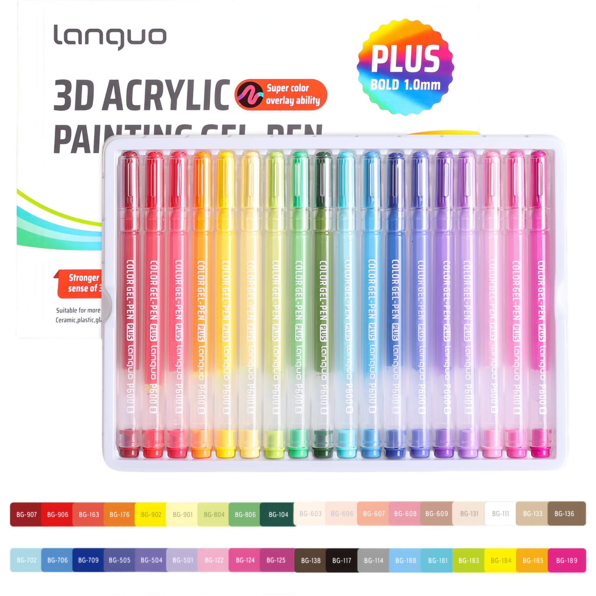 Languo 54-Color 3D Effect Acry - đánh giá và giá 3D Printing Epoxy Resin