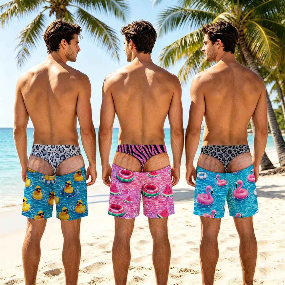 Men Fun Beach Party Swim Trunk - đánh giá và giá 3D Printing Viral