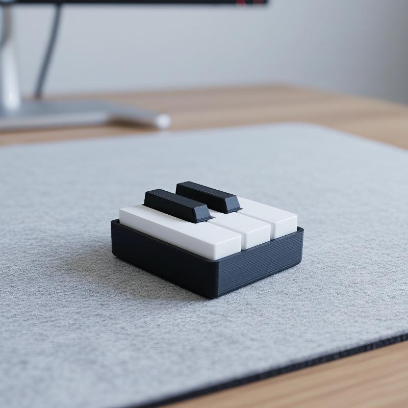 Press-Type 3D Printed PLA Pian - đánh giá và giá 3D Printing Model