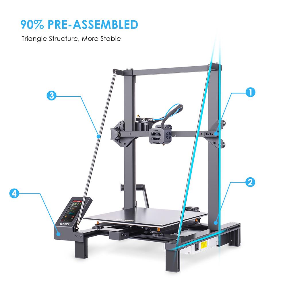 LONGER LK5 Pro 3D Printer 90%  - đánh giá và giá 3D Printing Design Software