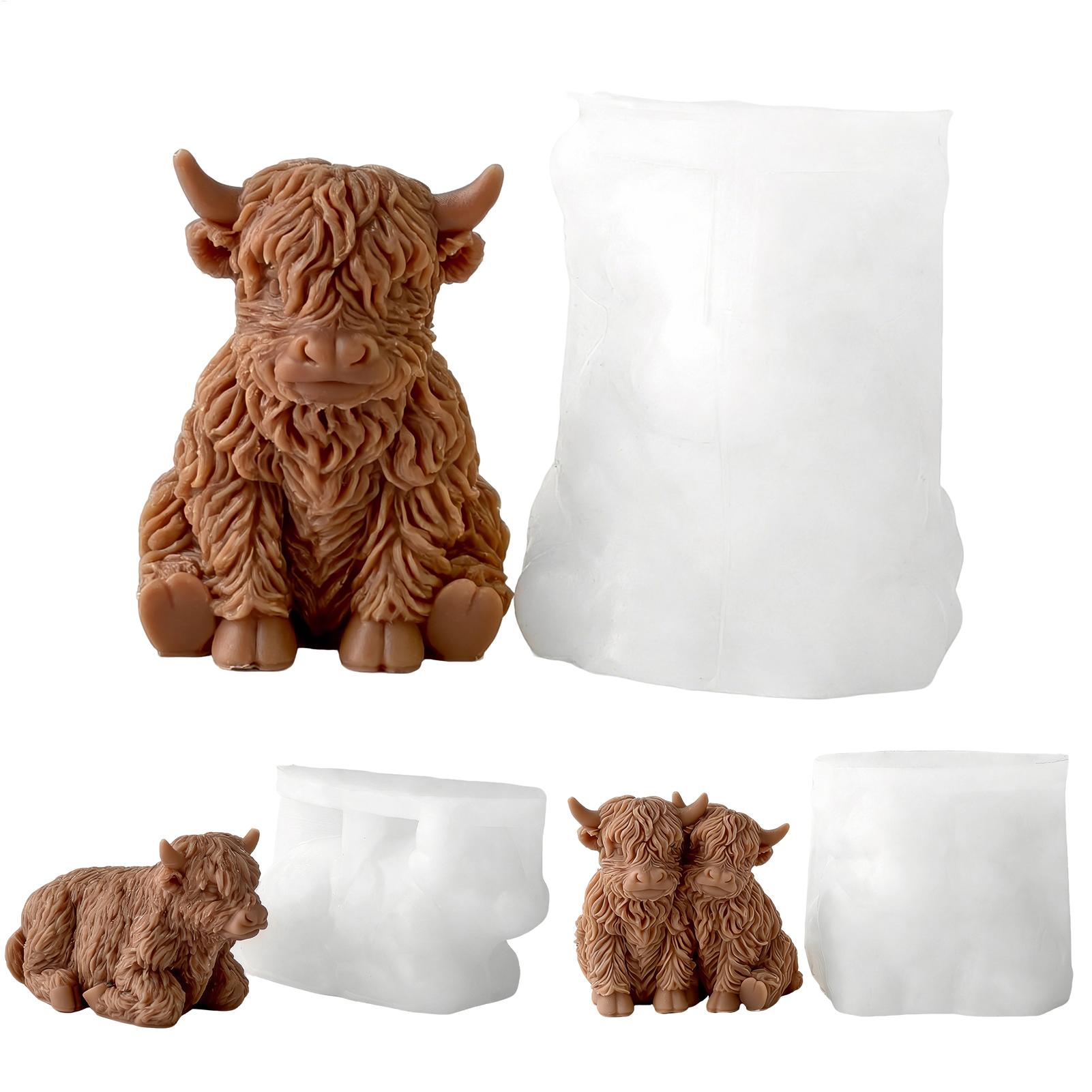 Highland Cow Silicone Mold Reu - đánh giá và giá 3D Printing Epoxy Resin