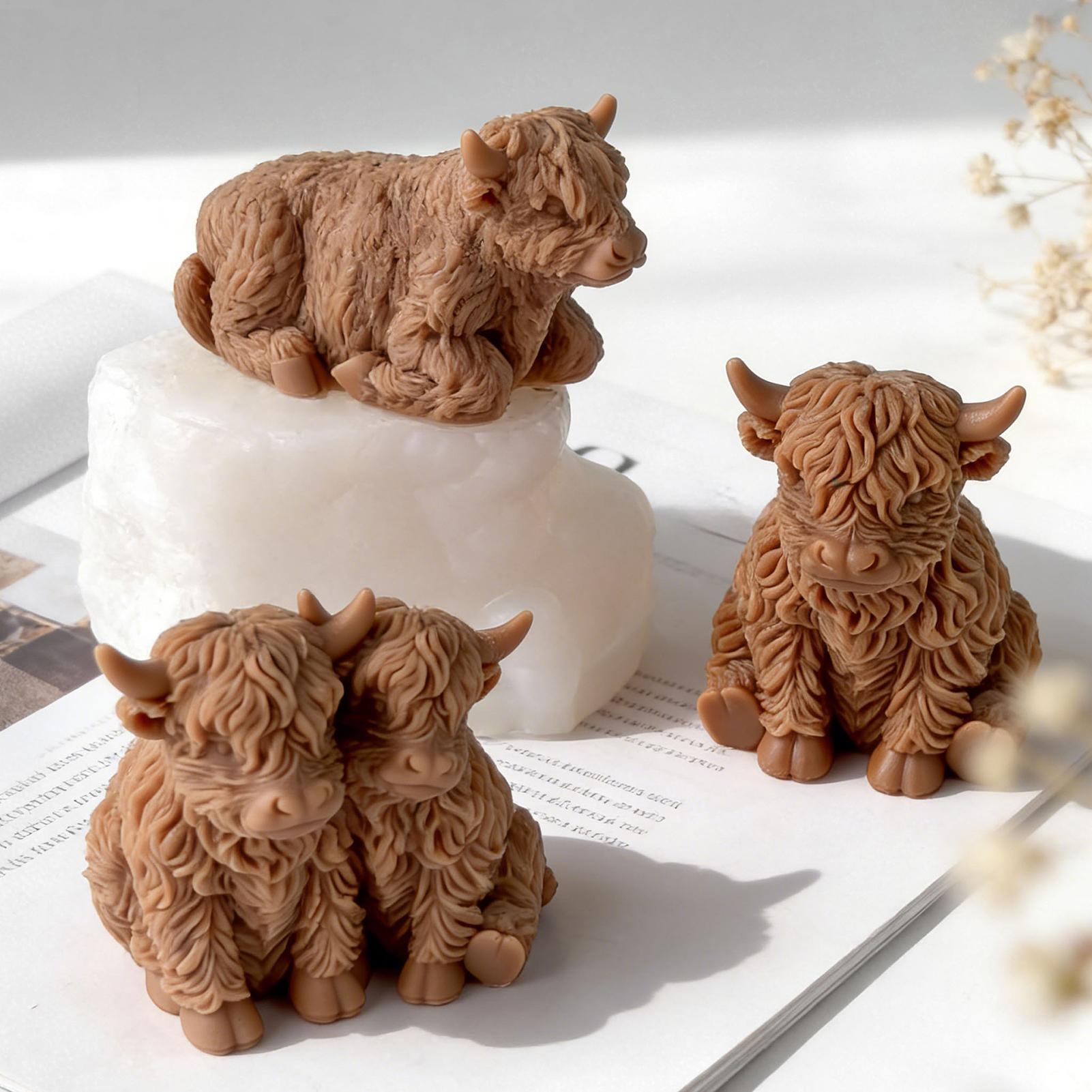 Highland Cow Silicone Mold Reu - đánh giá và giá 3D Printing Epoxy Resin