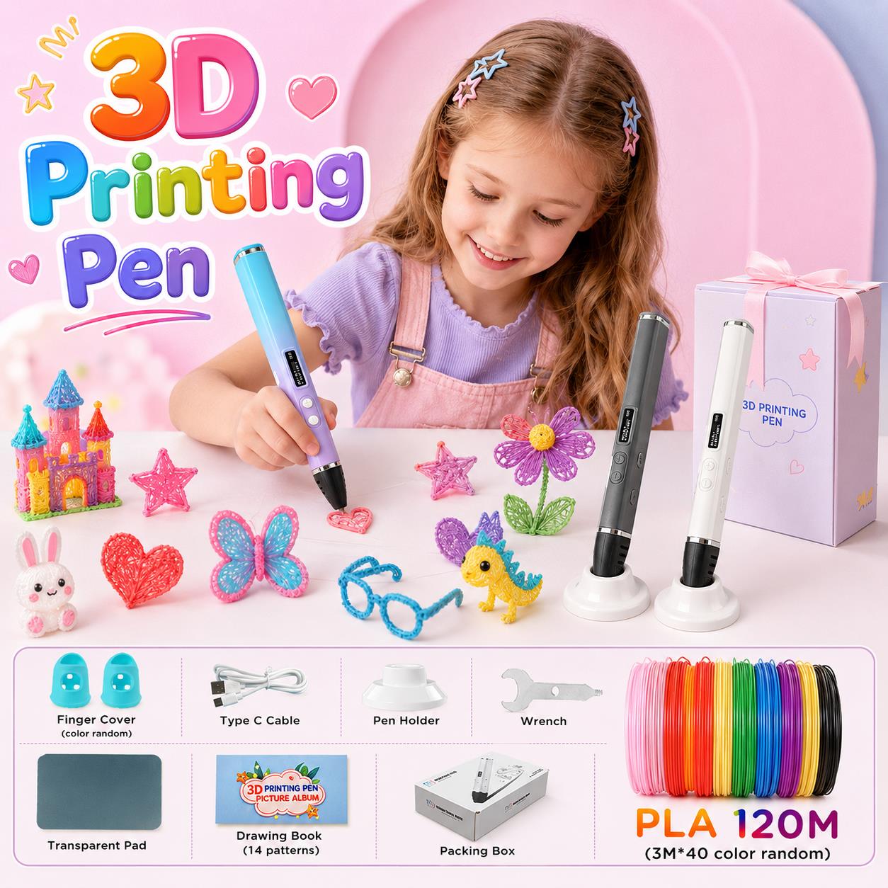 3D Printing Pen Kids with Type - đánh giá và giá 3D Printing Filament