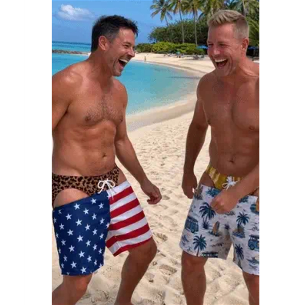 Fun Beach Party Swim Trunks Fo - đánh giá và giá 3D Printing Viral