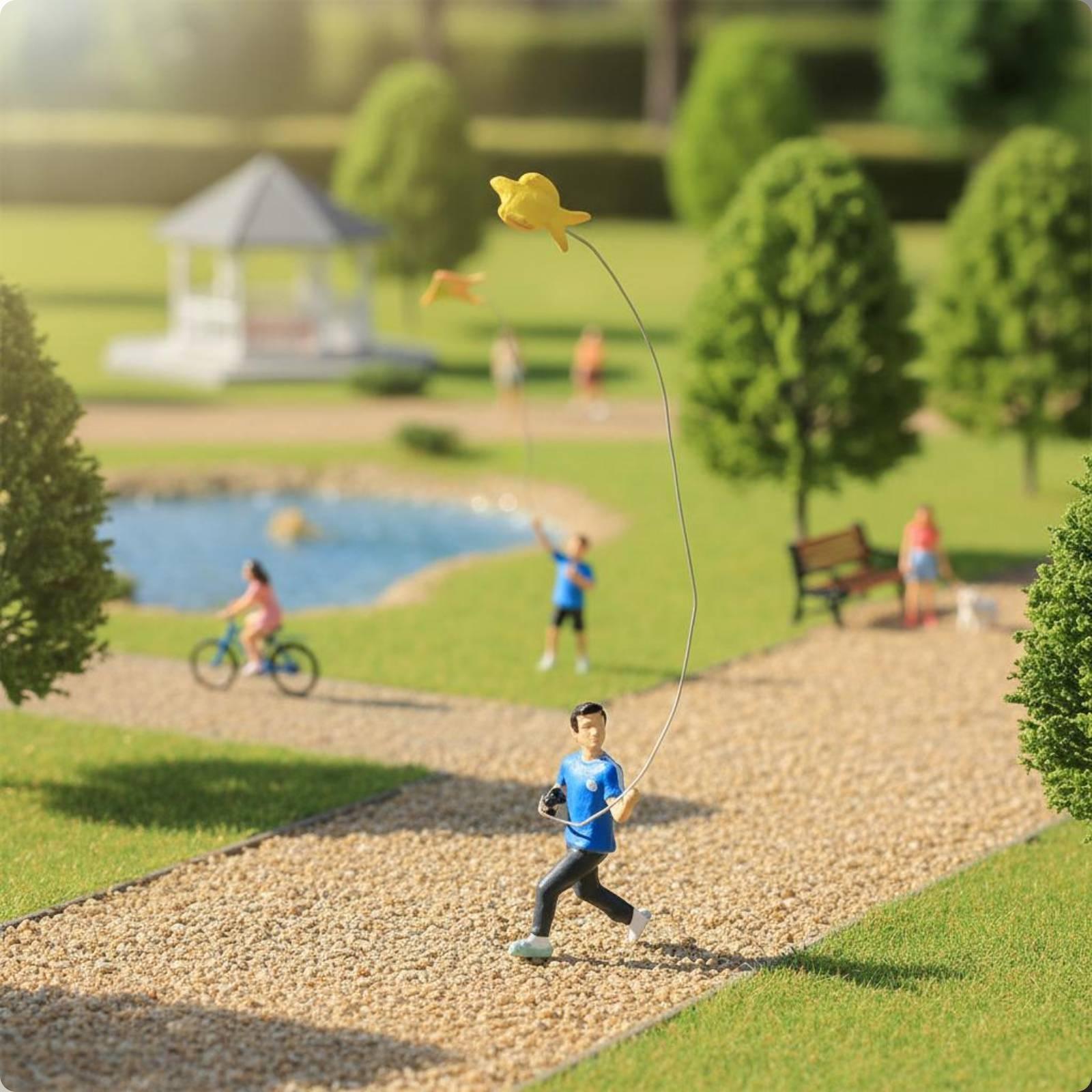 Park Scene Figure 3D Printed D - đánh giá và giá 3D Printing Model