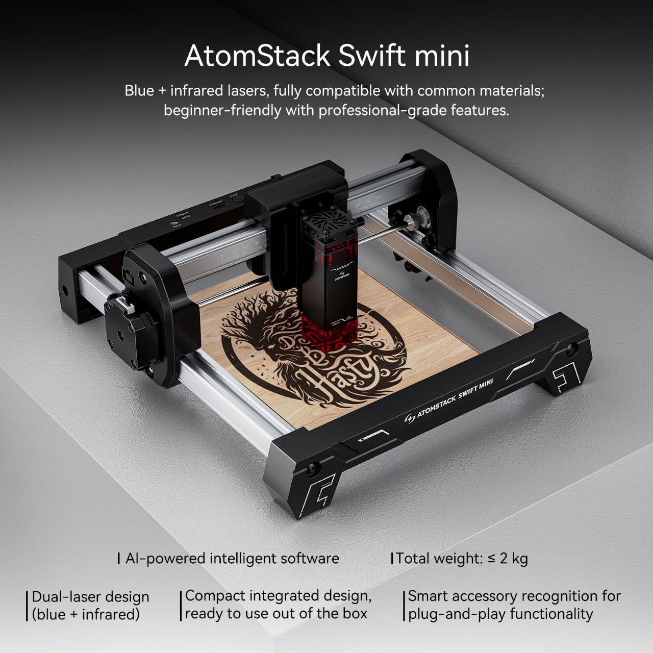 ATOMSTACK Swift Mini Laser Eng - đánh giá và giá 3D Printing Design Software