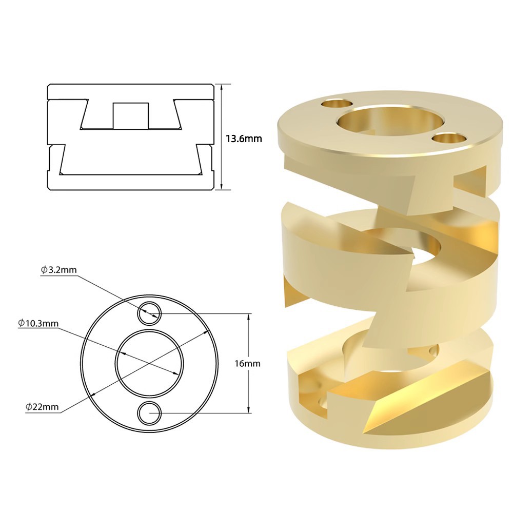 3D Printer Accessories T8 Z-ax - đánh giá và giá Z Axis Stabilizer 3D