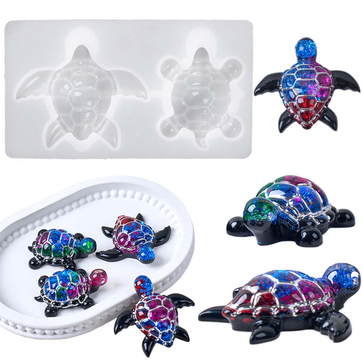 3D Sea Turtle Keychain Silicon - đánh giá và giá 3D Printing Epoxy Resin