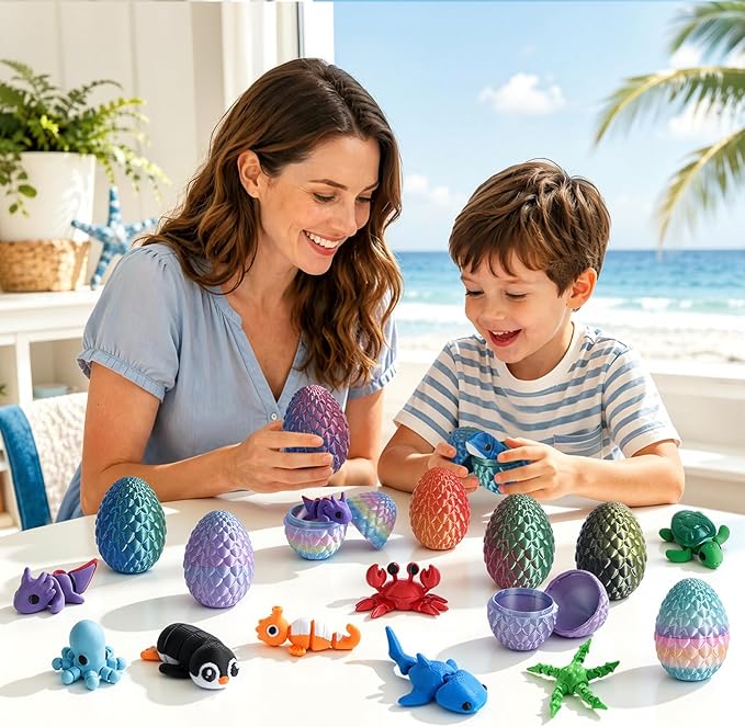 24pcs 3D Printed Surprise Egg  - đánh giá và giá 3D Printing Model