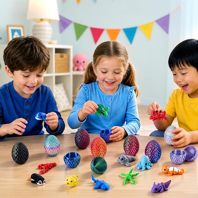 24pcs 3D Printed Surprise Egg  - đánh giá và giá 3D Printing Model